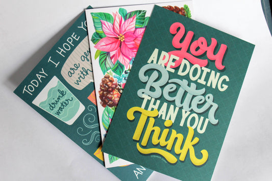 Set of 3 Greeting Cards bundle - you choose!